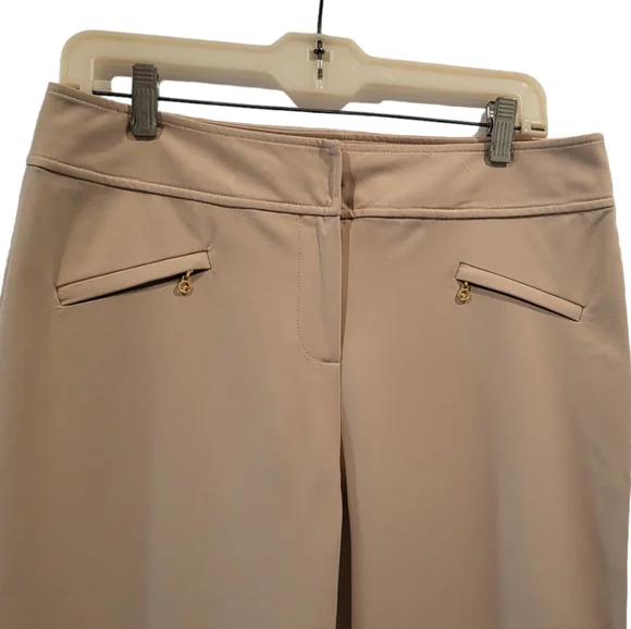 241. St. John by Marie Gray Tan Trousers/Pants - Size 10 - Picture 2 of 7